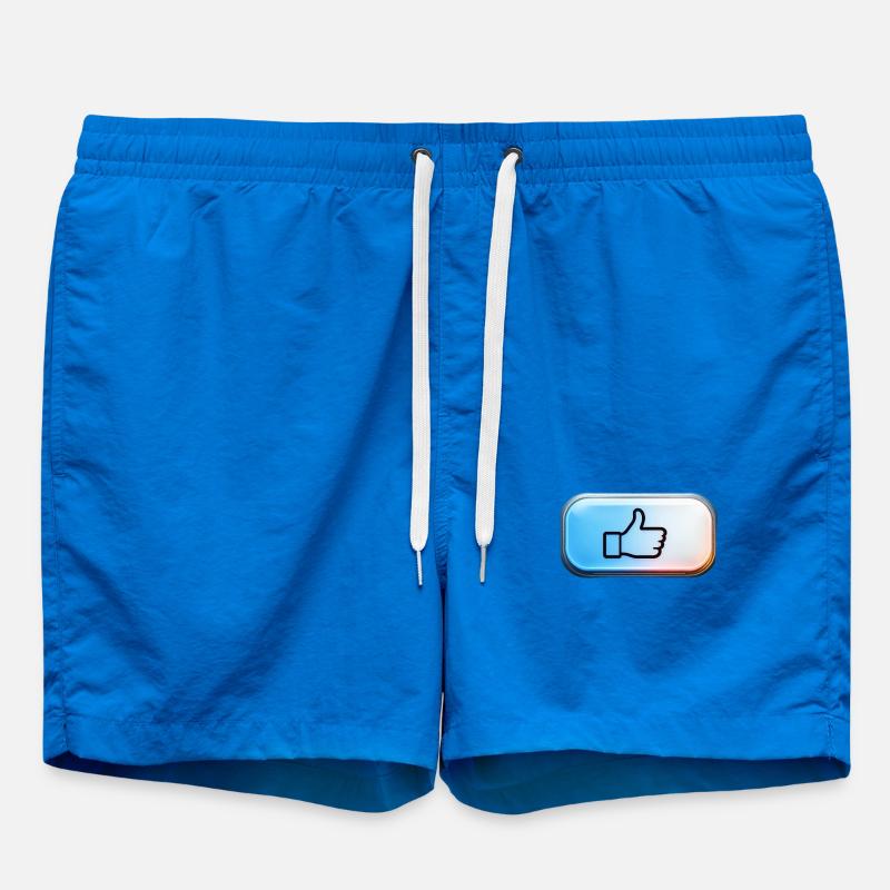 Dégradé néon pouce levé - Short de bain - cobalt blue