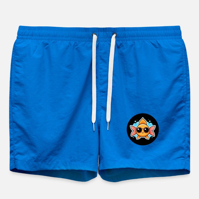 Poisson Chouette et Lunettes - Short de bain - cobalt blue