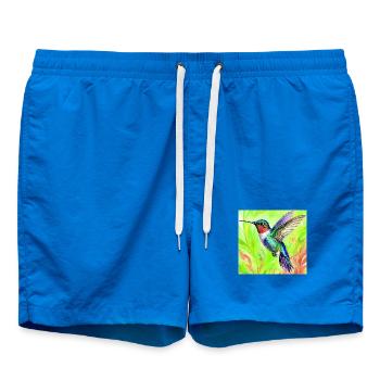 Kolibri - Badeshorts - Cobalt blue - Vorne - AI Model Male 185 light (185cm)