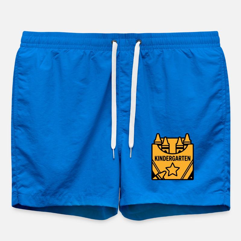 Wachsmalstifte Kindergarten Logo - Badeshorts - Cobalt blue
