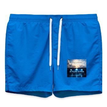 Kontoskift_Impact_AI_RUNS_HUMAN - Badeshorts - Cobalt blue - Vorne - AI Model Male 185 light (185cm)