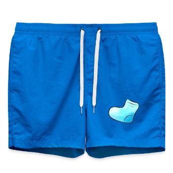 blaues Söckchen - Badeshorts - Cobalt blue - Vorne - AI Model Male 185 light (185cm)