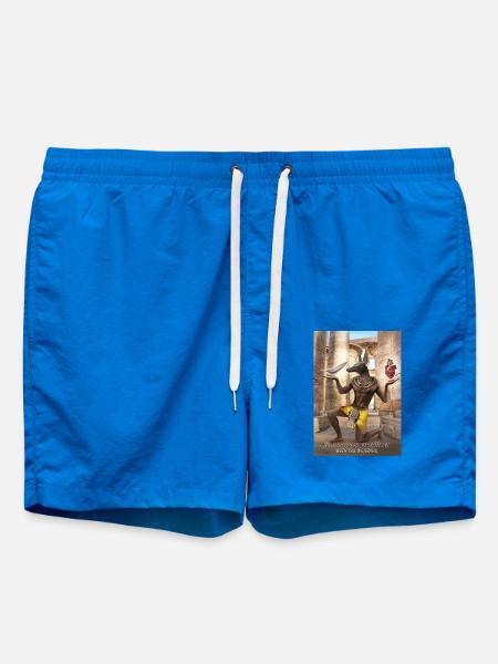 Anubis vejer dit hjerte - Badeshorts - cobalt blue