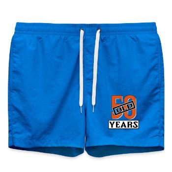 50 years old fifty jahre alt geburtstag - Badeshorts - Cobalt blue - Vorne