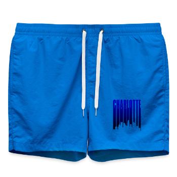 Charlotte Skyline Blau Gradient - Badeshorts - Cobalt blue - Vorne