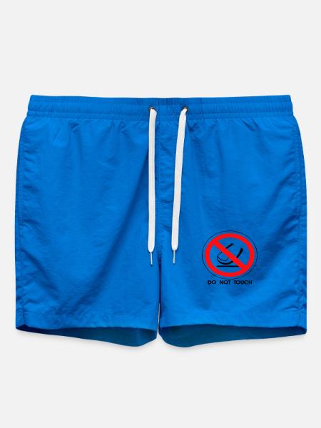 Do Not Touch - Swim Trunks - cobalt blue