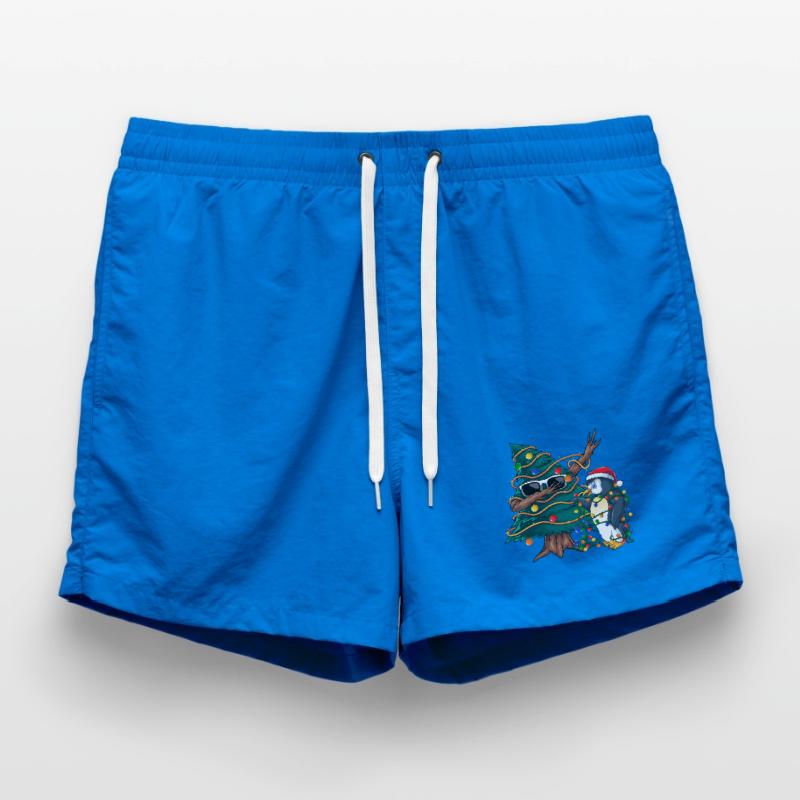 Dapping Tannenbaum -Dapping Weihnachtspullover Badeshorts