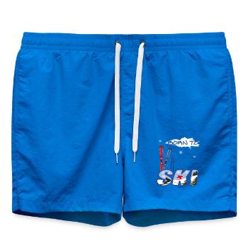 Born to Ski, Winter Sports - Swim Trunks - cobalt blue - Front