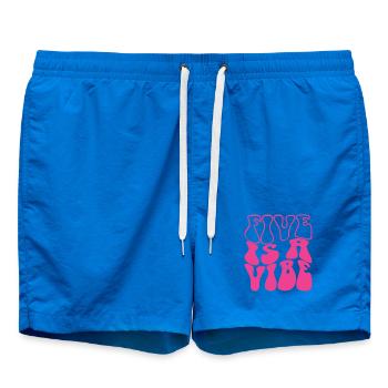 Five Is A Vibe Pink 5 Jahre alte Mädchen 5. Geburtstag - Badeshorts - Cobalt blue - Vorne