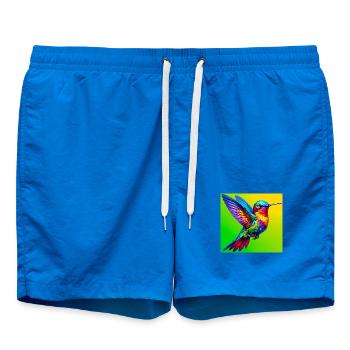 colibri - Short de bain - cobalt blue - Devant - AI Model Male 185 light (185cm)