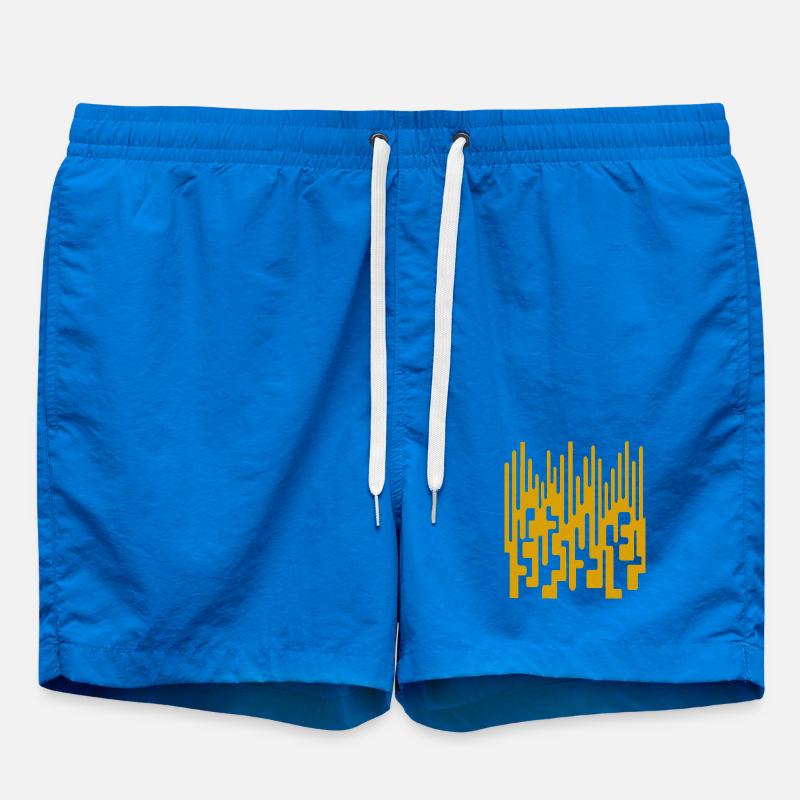Motif abstrait de Cean - Short de bain - cobalt blue