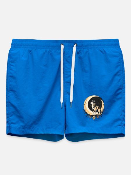Boho Wolf - Badeshorts - Cobalt blue