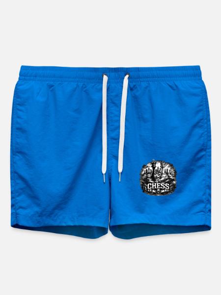 Chess Power – King & Queen in Battle - Swim Trunks - cobalt blue