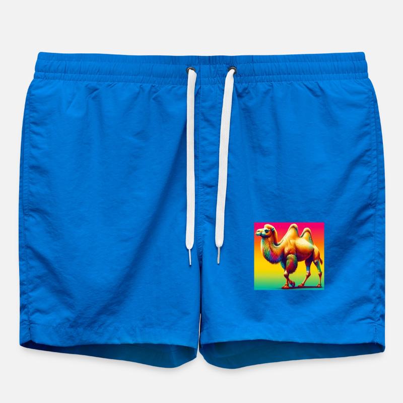 camel - Swim Trunks - cobalt blue