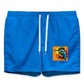 Eisvogel - Badeshorts - Cobalt blue - Vorne - AI Model Male 185 light (185cm)