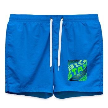 DREAM BIG Neon Typografie - Badeshorts - Cobalt blue - Vorne