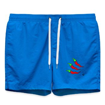 trois pepperonis - Short de bain - cobalt blue - Devant - AI Model Male 185 light (185cm)
