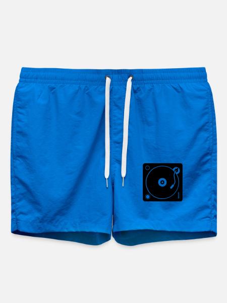 DJ-Plattenspieler - Badeshorts - Cobalt blue