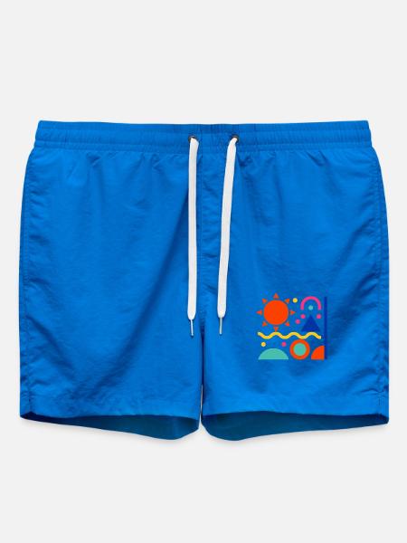 Bunte Formen - Badeshorts - Cobalt blue