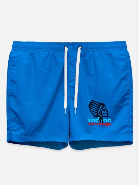 Indian Skull Revenge - Badeshorts - Cobalt blue