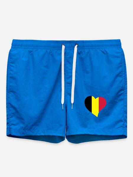 Belgian heart - Swim Trunks - cobalt blue