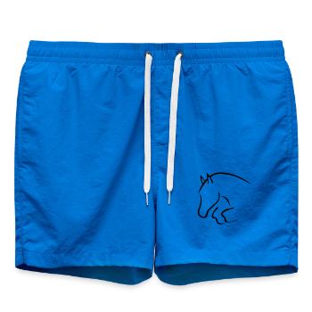 show jumper - Swim Trunks - cobalt blue - Front - AI Model Male 185 light (185cm)