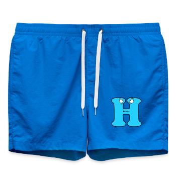 H - Short de bain - cobalt blue - Devant - AI Model Male 185 light (185cm)