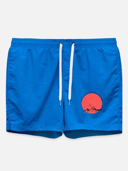 Watch more sunsets than Television - Badeshorts - Cobalt blue
