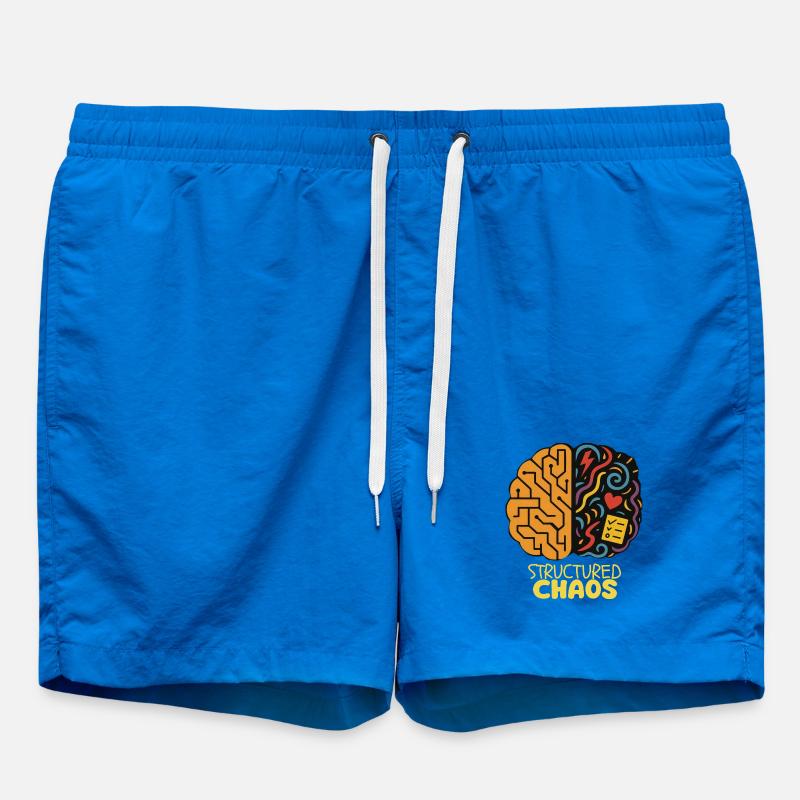 Chaos Structuré - AuDHD - Short de bain - cobalt blue