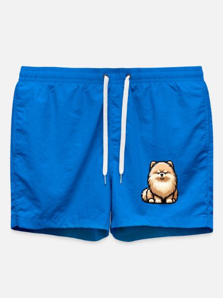 Zwergspitz Zwergspitze Spitzhund Zwergspitzhalter - Badeshorts - Cobalt blue