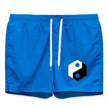 Hex-Ausschnitt Yin Yang - Badeshorts - Cobalt blue - Vorne