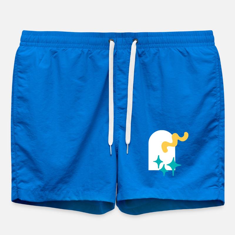 Explosion des formes étincelantes - Short de bain - cobalt blue