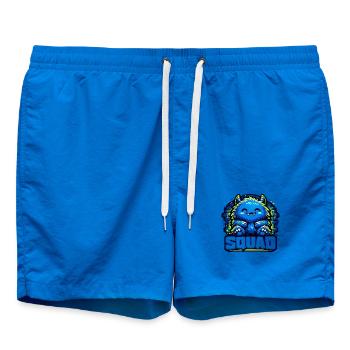 Logo de l’escouade de monstres bleus - Short de bain - cobalt blue - Devant - AI Model Male 185 light (185cm)