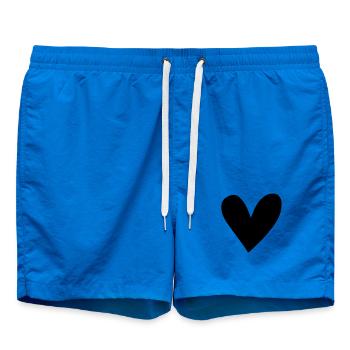 Motif Coeur - Short de bain - cobalt blue - Devant - AI Model Male 185 light (185cm)