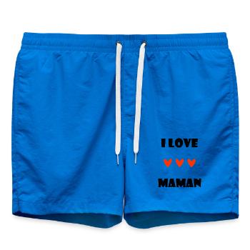 MAMAN. SUPER MAMAN. FÊTE DES MÈRES. COEUR. FÊTE - Short de bain - cobalt blue - Devant