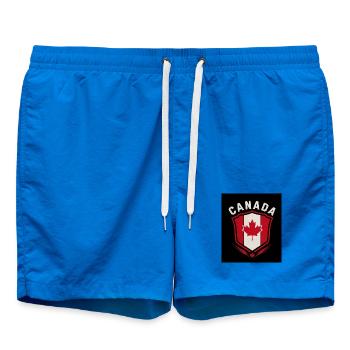 Canada Retro Sign Vintage Design - Swim Trunks - cobalt blue - Front