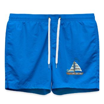 Segeltraum Pastellmeer - Badeshorts - Cobalt blue - Vorne - AI Model Male 185 light (185cm)