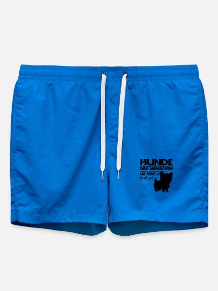 Hundesprüche, Hundeshirt, Lieblingstier Hund, Hund - Badeshorts - Cobalt blue