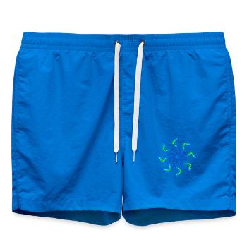Psychédélique - Short de bain - cobalt blue - Devant - AI Model Male 185 light (185cm)