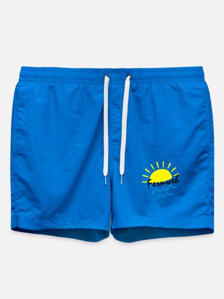Sunrise Ocean – Sonne & Wellen Icon - Badeshorts - Cobalt blue