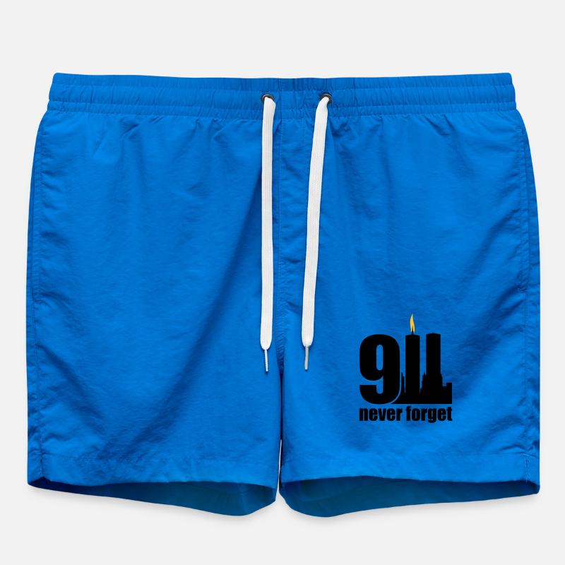 never forget 9/11 - Short de bain - cobalt blue