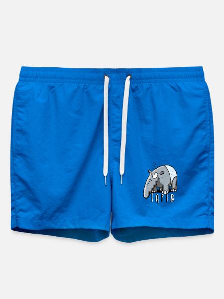 Cooler Tapir I Comic I Tiermotiv I Tiere Geschenk - Badeshorts - Cobalt blue