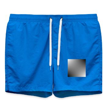 grauer Hintergrund Textur Vorlage personalisieren - Badeshorts - Cobalt blue - Vorne - AI Model Male 185 light (185cm)