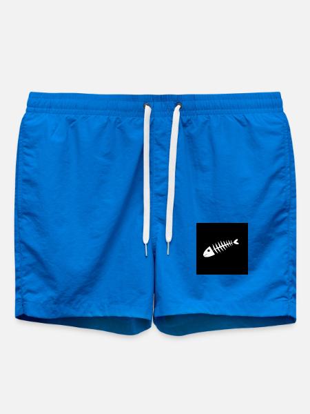 Fisch Shirt Fischmotiv,Angelbekleidung Geschenk - Badeshorts - Cobalt blue