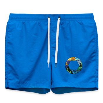 Mutter Natur Baum Umwelt - Badeshorts - Cobalt blue - Vorne - AI Model Male 185 light (185cm)