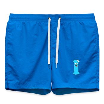 I - Short de bain - cobalt blue - Devant - AI Model Male 185 light (185cm)