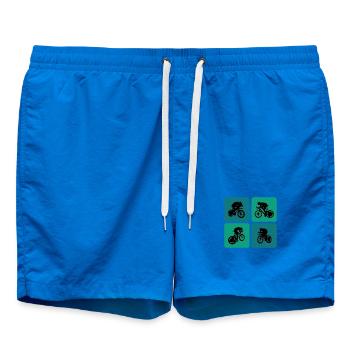 Conception de vélo de route - Short de bain - cobalt blue - Devant - AI Model Male 185 light (185cm)