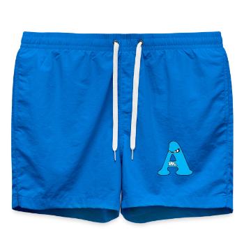 A - Short de bain - cobalt blue - Devant - AI Model Male 185 light (185cm)
