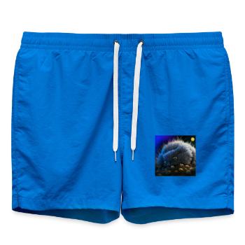 Photo macro créature 07 - Short de bain - cobalt blue - Devant - AI Model Male 185 light (185cm)