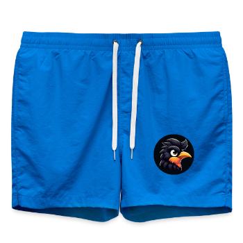 Cooler Rabe im Comic Stil - Badeshorts - Cobalt blue - Vorne - AI Model Male 185 light (185cm)
